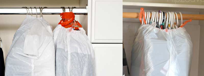 garbage bags for clothing