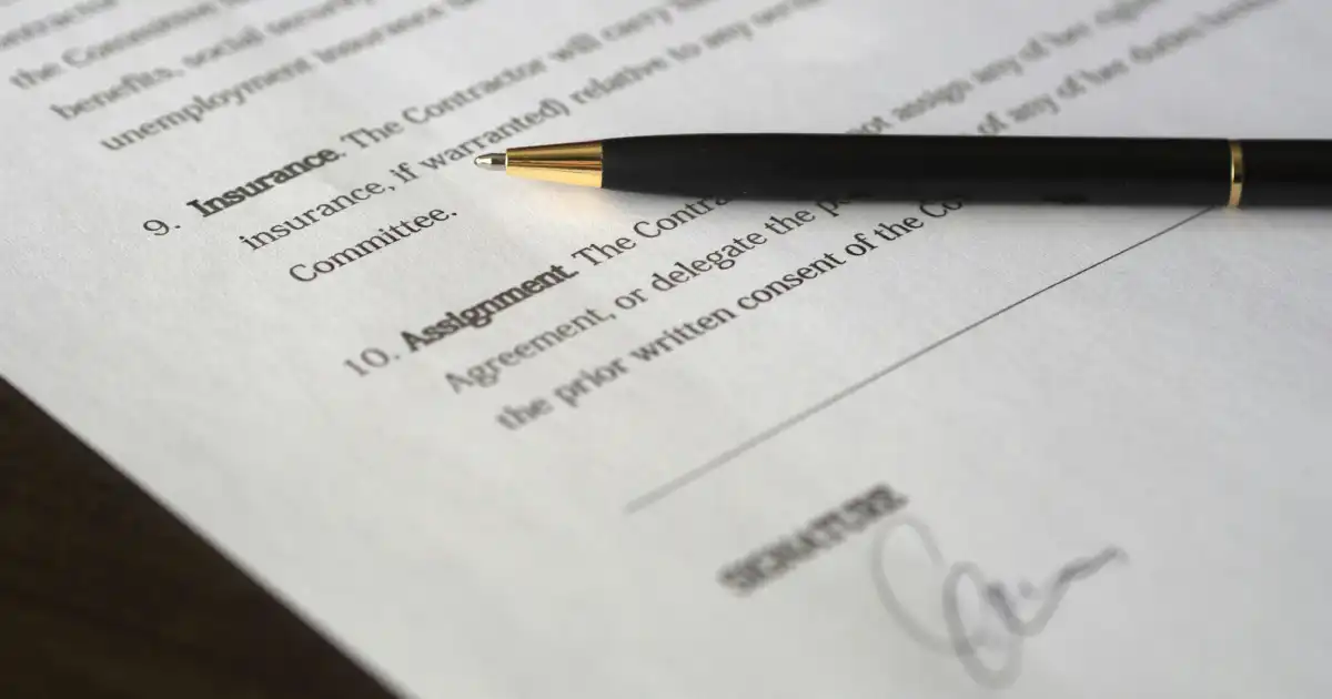 contract terms and conditions